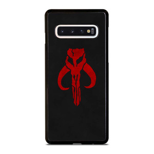 MANDALORIAN RED SKULL LOGO Samsung Galaxy S10 Case Cover