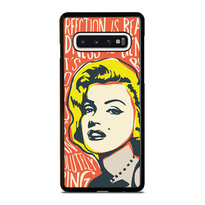 MARILYN MONROE ART QUOTE Samsung Galaxy S10 Case Cover