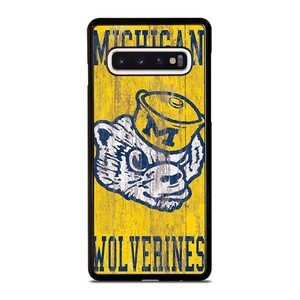MICHIGAN WOLVERINES FOOTBALL UNIVERSITY ICON Samsung Galaxy S10 Case Cover