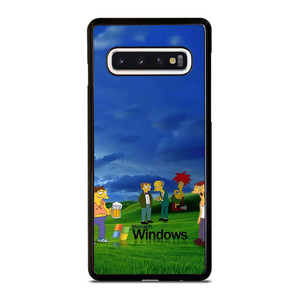 MICROSOFT WINDOWS THE SIMPSONS Samsung Galaxy S10 Case Cover