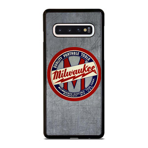 MILWAUKEE PORTABLE TOOL LOGO METAL ICON Samsung Galaxy S10 Case Cover