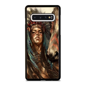 NATIVE AMERICAN PEOPLE ART Samsung Galaxy S10 Case Cover