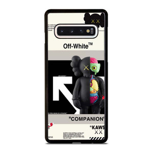 OFF WHITE KAWS COMPANION Samsung Galaxy S10 Case Cover