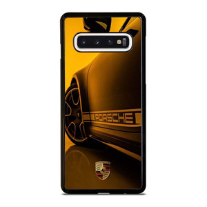 PORSCHE LOGO CAR YELOOW Samsung Galaxy S10 Case Cover