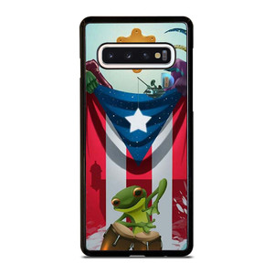 PUERTO RICO FROG FLAG Samsung Galaxy S10 Case Cover