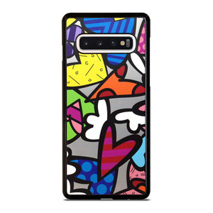 ROMERO BRITTO ABSTRACT LOVE Samsung Galaxy S10 Case Cover