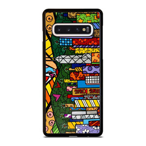 ROMERO BRITTO CITY Samsung Galaxy S10 Case Cover