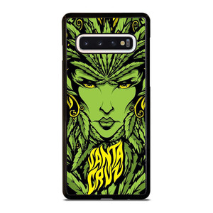 SANTA CRUZ SKATEBOARD LADY LEAFS Samsung Galaxy S10 Case Cover
