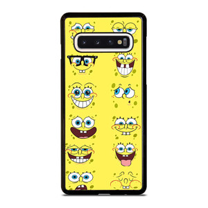 SPONGE BOB MOOD FACE Samsung Galaxy S10 Case Cover