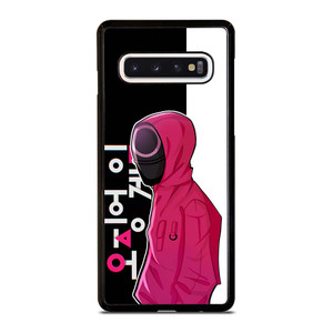 SQUID GAME GUARD CARTOON Samsung Galaxy S10 Case Cover