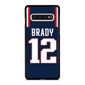 TOM BRADY NEW ENGLAND PATRIOTS 12 JERSEY Samsung Galaxy S10 Case Cover