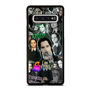 WEDNESDAY ADDAMS COLLAGE Samsung Galaxy S10 Case Cover