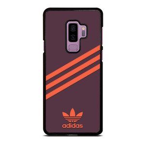 ADIDAS ORIGINALS STRIPES PURPLE ORANGE Samsung Galaxy S9 Plus Case Cover
