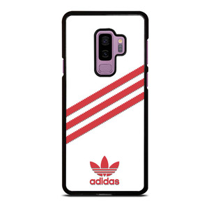 ADIDAS ORIGINALS STRIPES WHITE RED Samsung Galaxy S9 Plus Case Cover