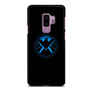 AGENTS OF SHIELD MARVEL LOGO BLUE Samsung Galaxy S9 Plus Case Cover