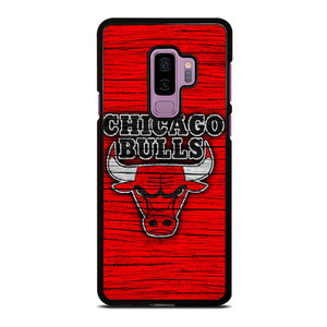 CHICAGO BULLS WOODEN RED LOGO Samsung Galaxy S9 Plus Case Cover