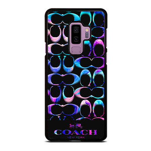 COACH NEW YORK COLORFULL MARBLE PATTERN Samsung Galaxy S9 Plus Case Cover