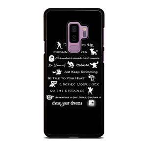 DISNEY LESSONS BLACK Samsung Galaxy S9 Plus Case Cover