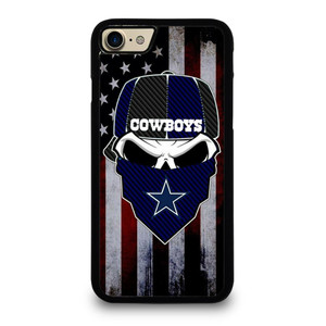 DALLAS COWBOYS SKULL USA FLAG iPhone 7 / 8 Case Cover