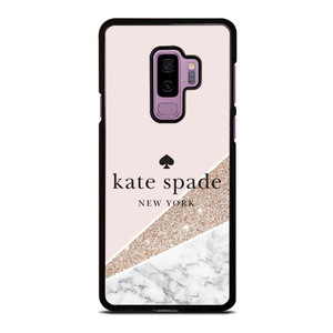 KATE SPADE NEW YORK LOGO SPARKLE MARBLE ICON Samsung Galaxy S9 Plus Case Cover