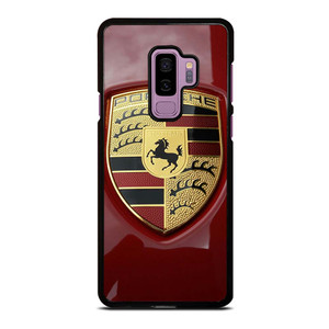 PORSCHE LOGO EMBLEM RED Samsung Galaxy S9 Plus Case Cover