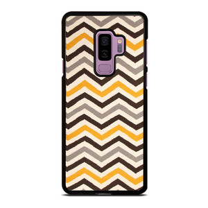 YELLOW BROWN CHEVRON PATTERN Samsung Galaxy S9 Plus Case Cover