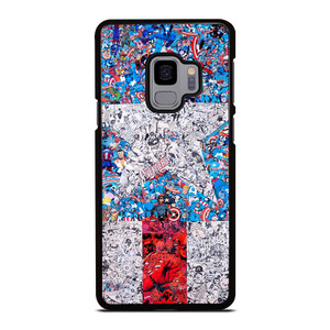 CAPTAIN AMERICA LOGO COLLAGE Samsung Galaxy S9 Case Cover
