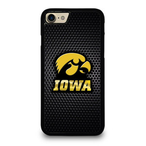 IOWA HAWKEYES METAL LOGO iPhone 7 / 8 Case Cover