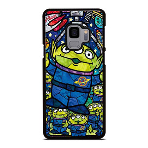 DISNEY TOY STORY ALIEN ART GLASS Samsung Galaxy S9 Case Cover
