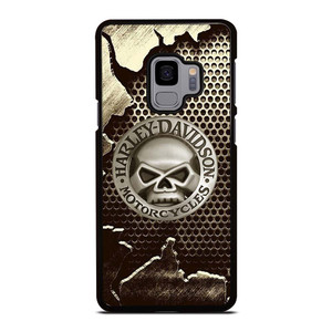 HARLEY DAVIDSON MOTORCYCLES METAL SKULL LOGO Samsung Galaxy S9 Case Cover