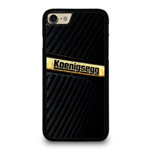 KOENIGSEGG GOLD BLACK CARBON iPhone 7 / 8 Case Cover