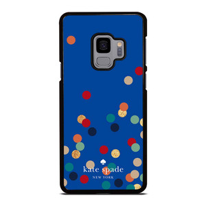 KATE SPADE NEW YORK LOGO SPARKLE POLKADOTS ICON Samsung Galaxy S9 Case Cover