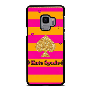 KATE SPADE NEW YORK YELLOW PINK STRIPES ICON Samsung Galaxy S9 Case Cover