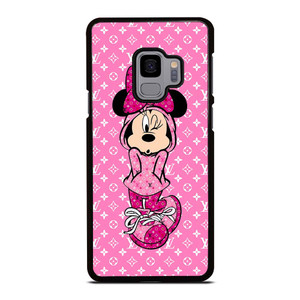 LOUIS VUITTON LV LOGO PINK MINNIE MOUSE Samsung Galaxy S9 Case Cover