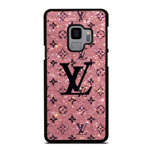 LOUIS VUITTON LV LOGO PINK SPARKLE Samsung Galaxy S9 Case Cover