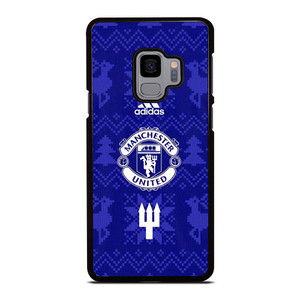 MANCHESTER UNITED FC LOGO FOOTBALL BLUE ICON Samsung Galaxy S9 Case Cover