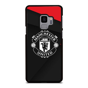 MANCHESTER UNITED LOGO BLACK Samsung Galaxy S9 Case Cover