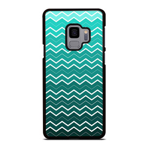 OMBRE TEAL CHEVRON Samsung Galaxy S9 Case Cover