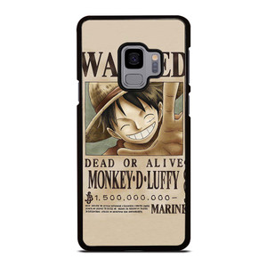 ONE PIECE MONKEY D LUFFY WANTED Samsung Galaxy S9 Case Cover