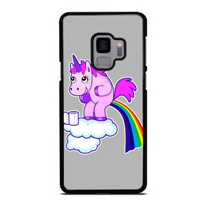 POOPING RAINBOW UNICORN Samsung Galaxy S9 Case Cover