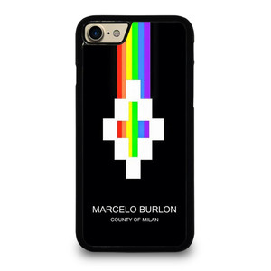 MARCELO BURLON MILAN RAINBOW LOGO iPhone 7 / 8 Case Cover