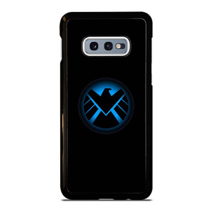 AGENTS OF SHIELD MARVEL LOGO BLUE Samsung Galaxy S10e Case Cover