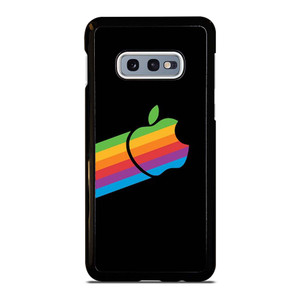 APPLE RETRO DESIGN BLACK Samsung Galaxy S10e Case Cover