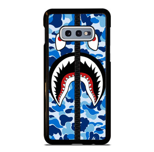 BAPE SHARK CAMO BLUE ZIP Samsung Galaxy S10e Case Cover
