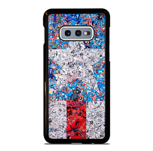 CAPTAIN AMERICA LOGO COLLAGE Samsung Galaxy S10e Case Cover