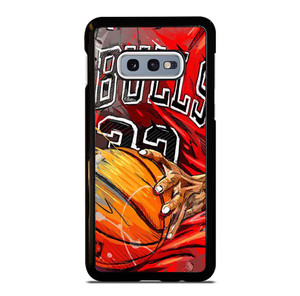 CHICAGO BULLS TEAM BASKETBALL ART Samsung Galaxy S10e Case Cover
