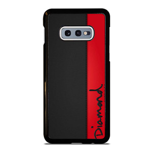 DIAMOND SUPPLY CO RED LEATHER Samsung Galaxy S10e Case Cover