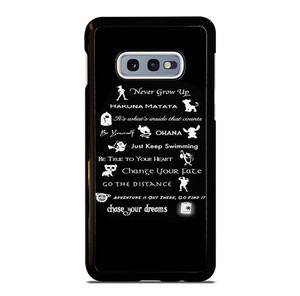 DISNEY LESSONS BLACK Samsung Galaxy S10e Case Cover