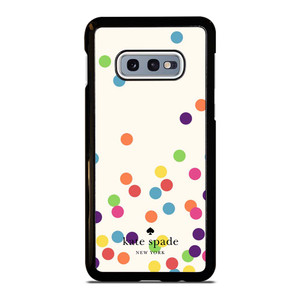KATE SPADE NEW YORK LOGO COLORFUL POLKADOTS ICON Samsung Galaxy S10e Case Cover