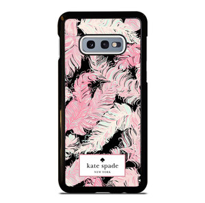 KATE SPADE NEW YORK LOGO PINK FEATHERS Samsung Galaxy S10e Case Cover